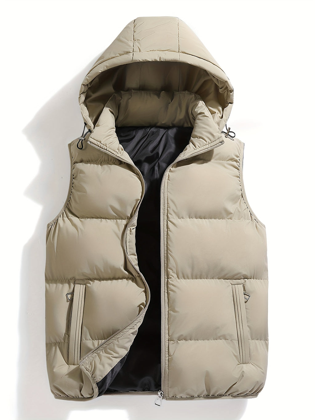 Gilet d'hiver à capuche pour homme