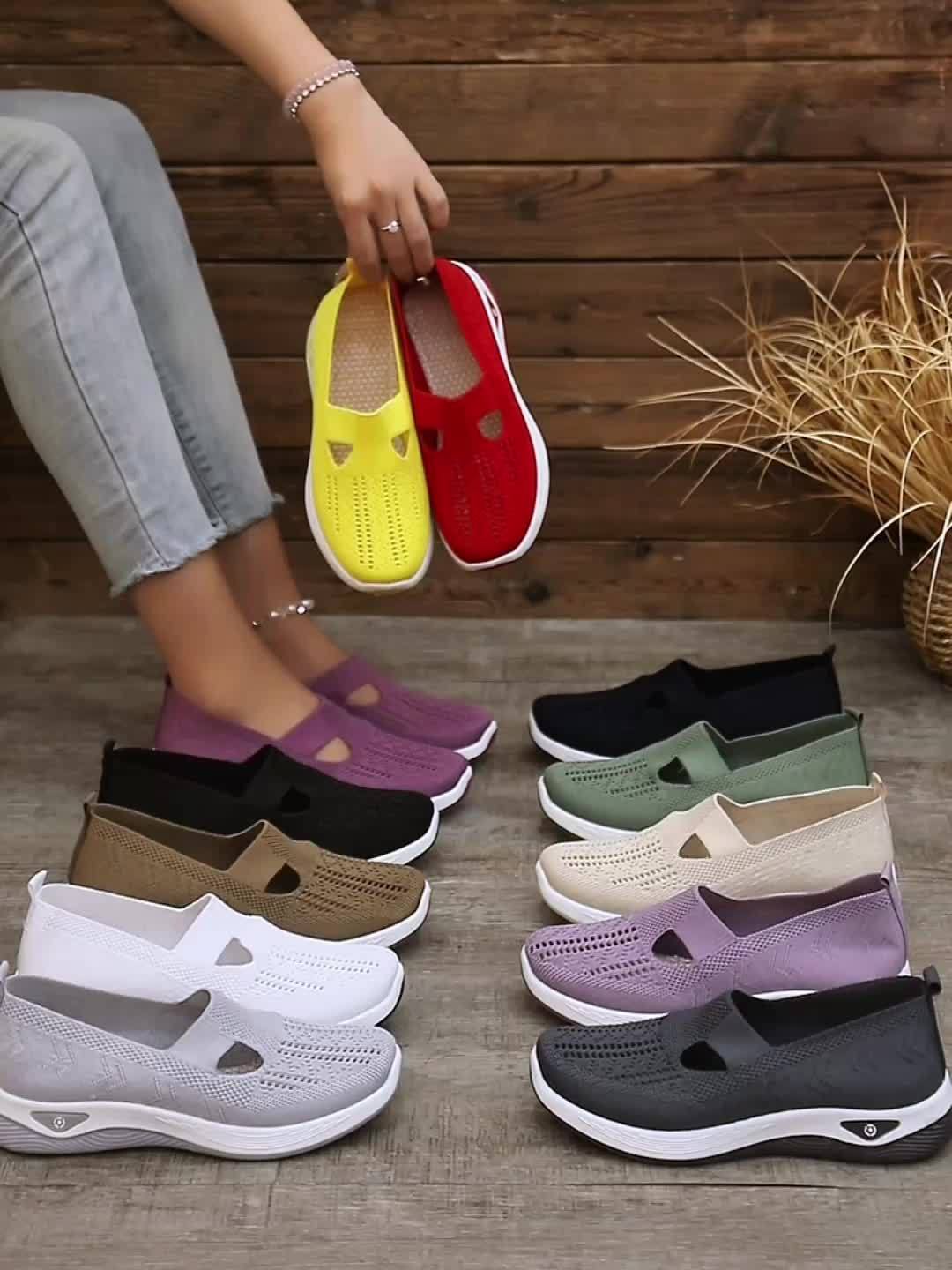 BlueBreeze Knit Slip-Ons – transmet confort, légèreté et une esthétique cool.