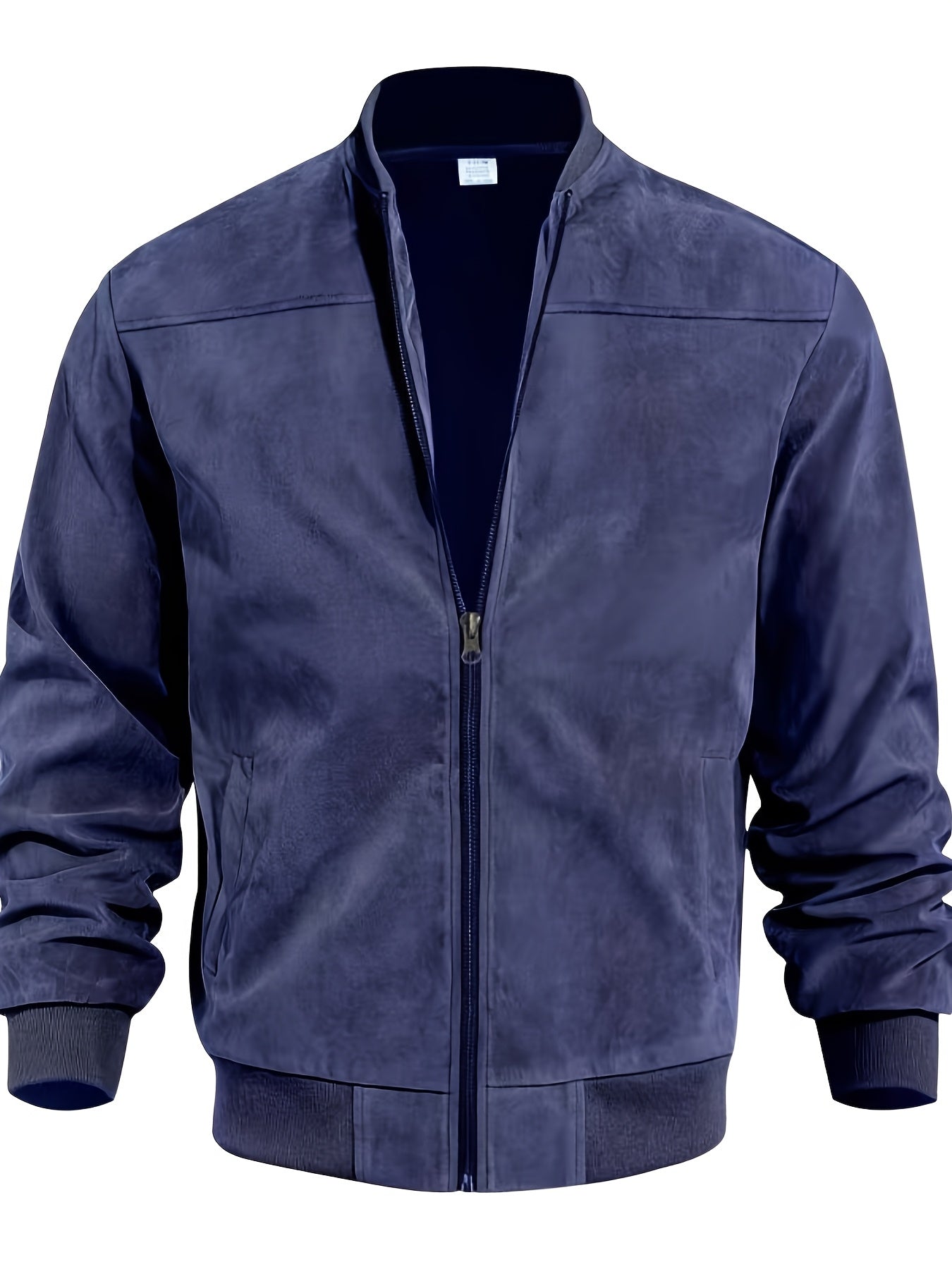 Blouson aviateur bleu marine vintage pour homme