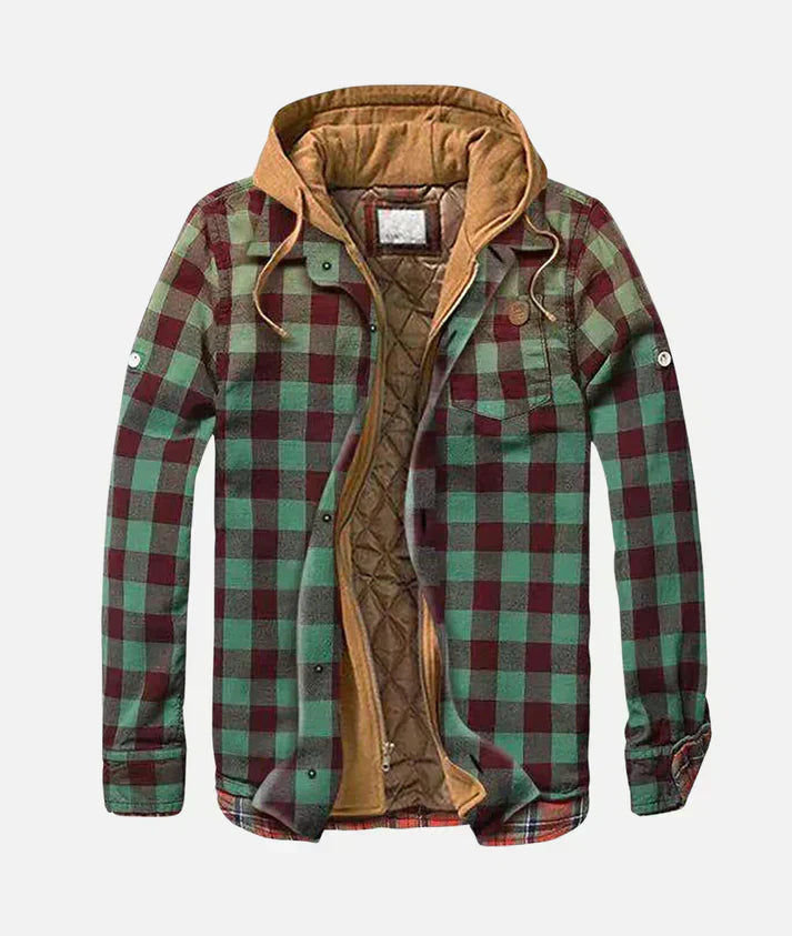 Alain – Veste patchwork à carreaux