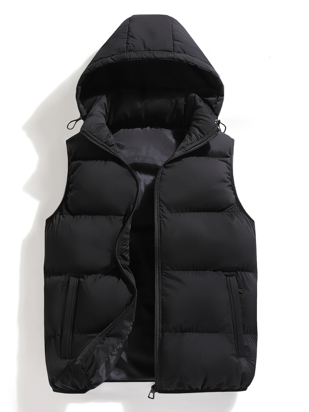 Gilet d'hiver à capuche pour homme