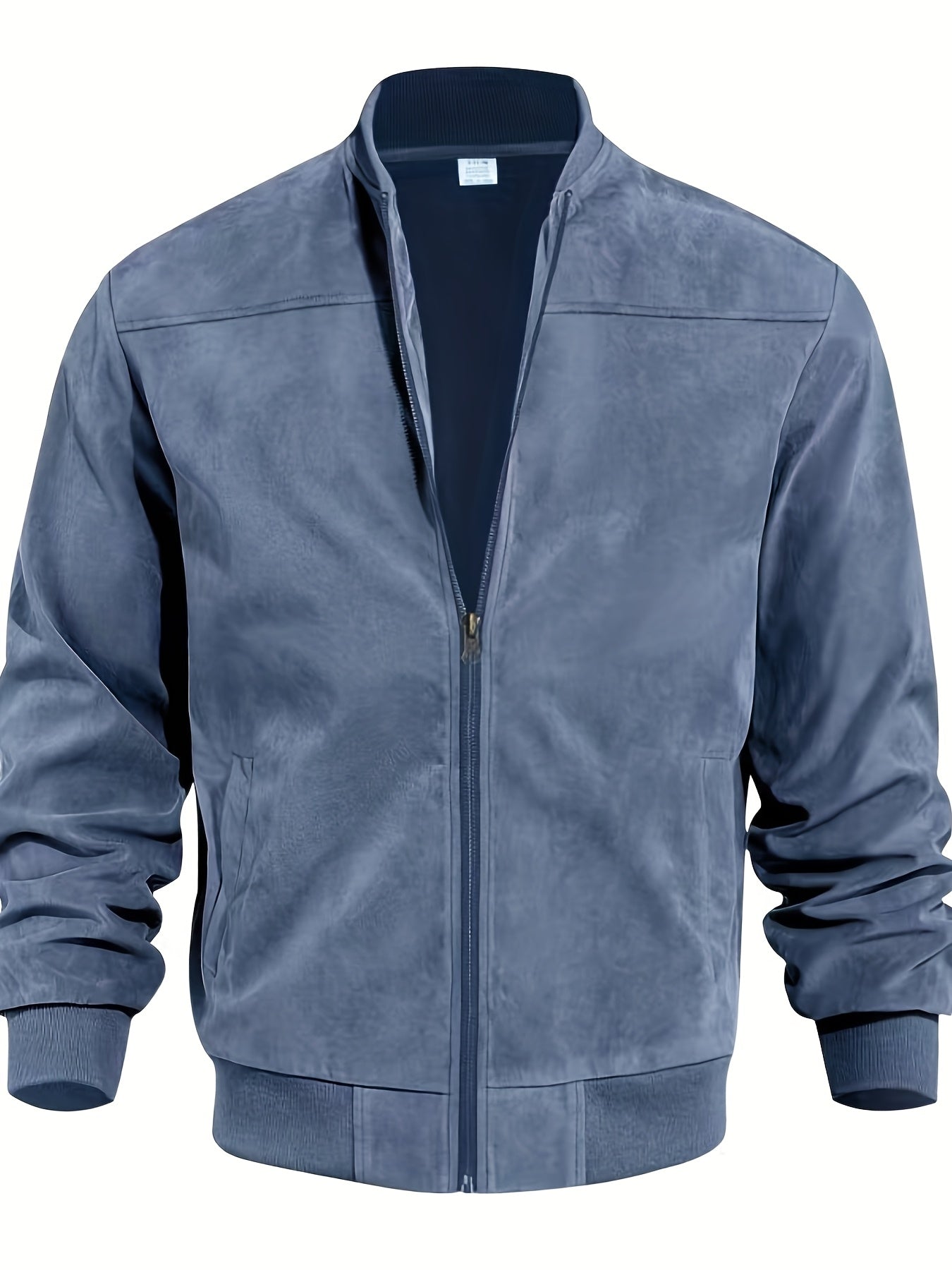 Blouson aviateur bleu marine vintage pour homme