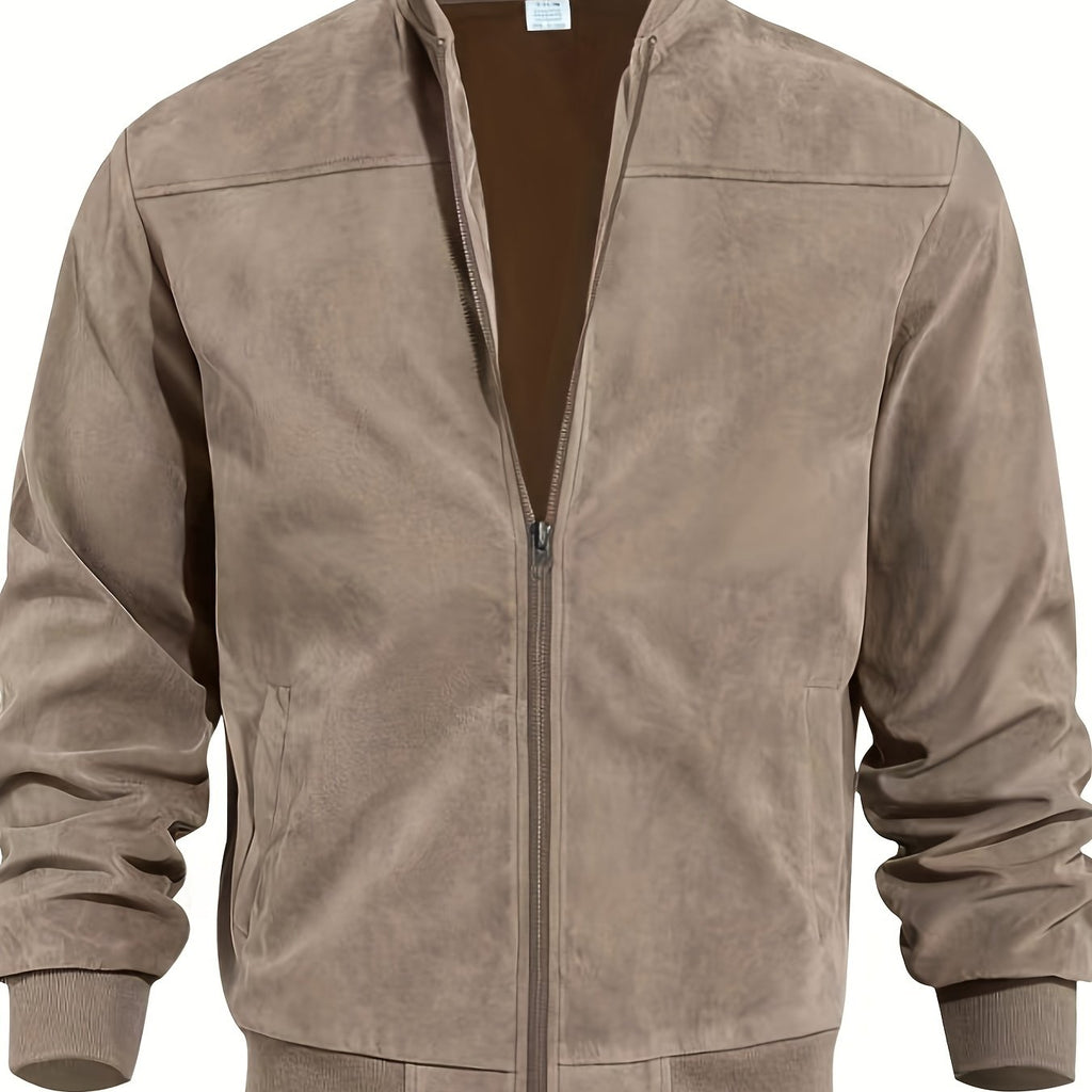 Blouson aviateur bleu marine vintage pour homme