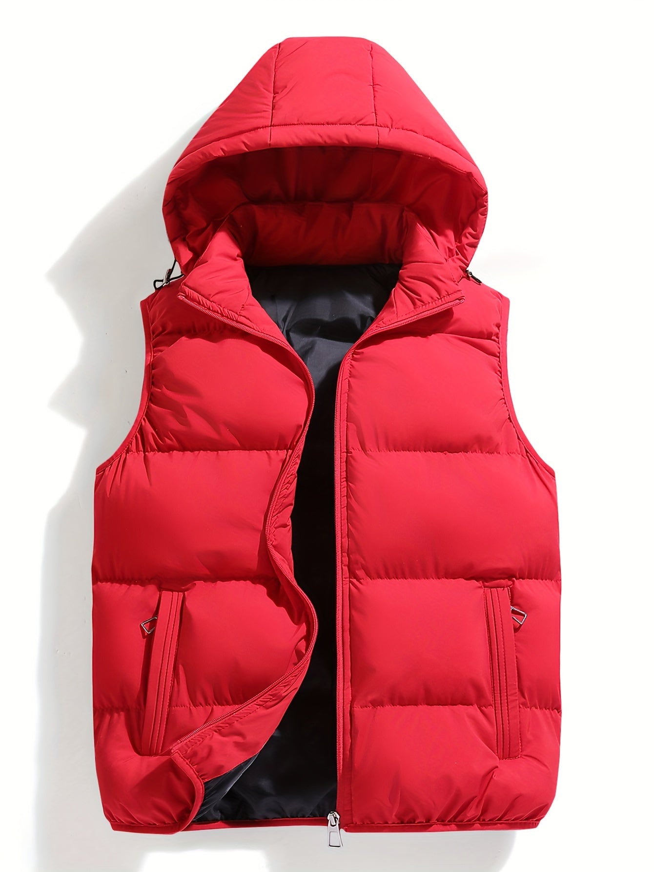 Gilet d'hiver à capuche pour homme