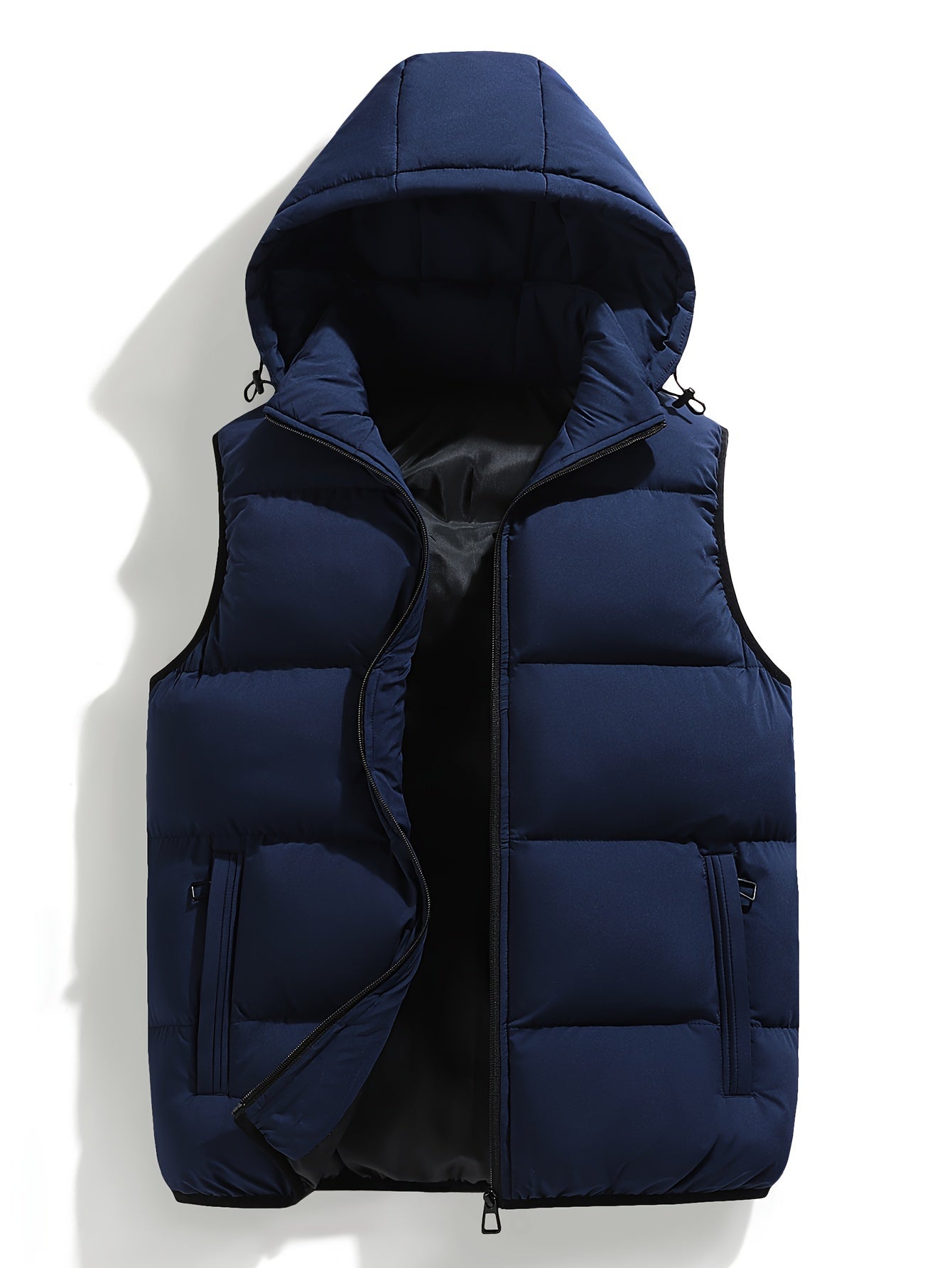 Gilet d'hiver à capuche pour homme