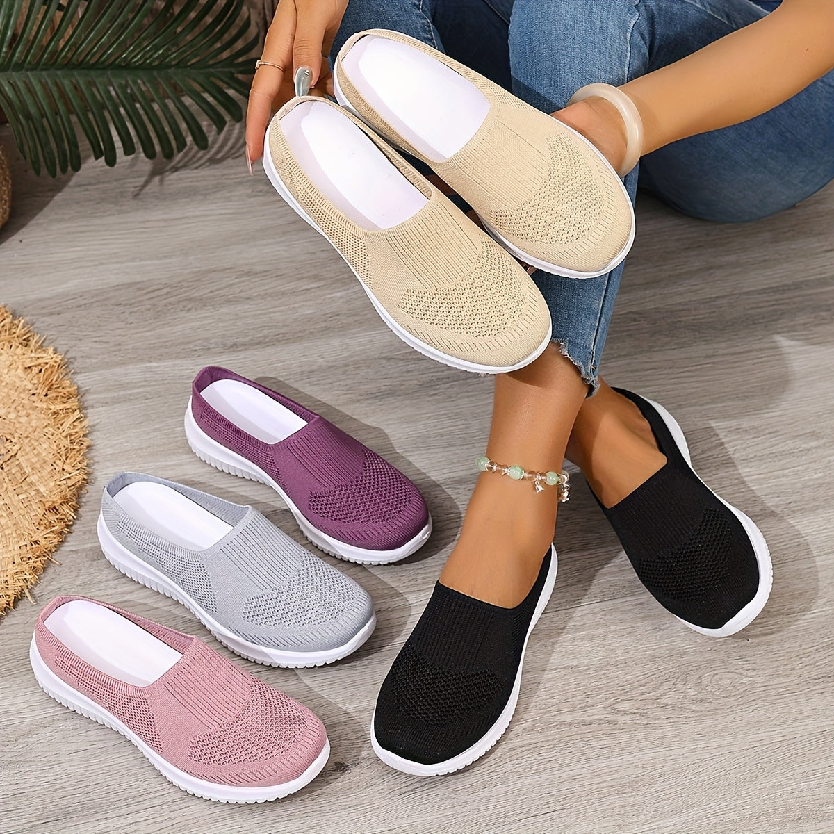 Baskets à enfiler confortables et sans effort