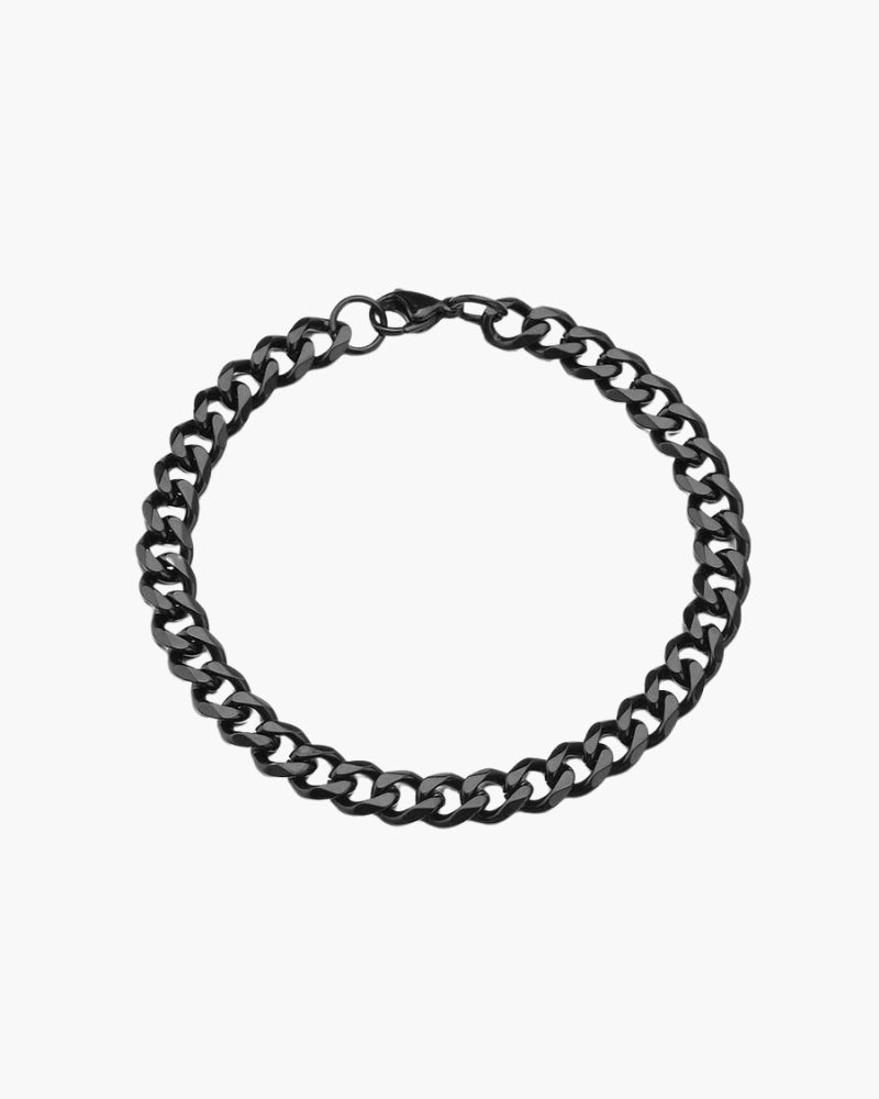 Bracelet en chaîne avec de l'argent ancien