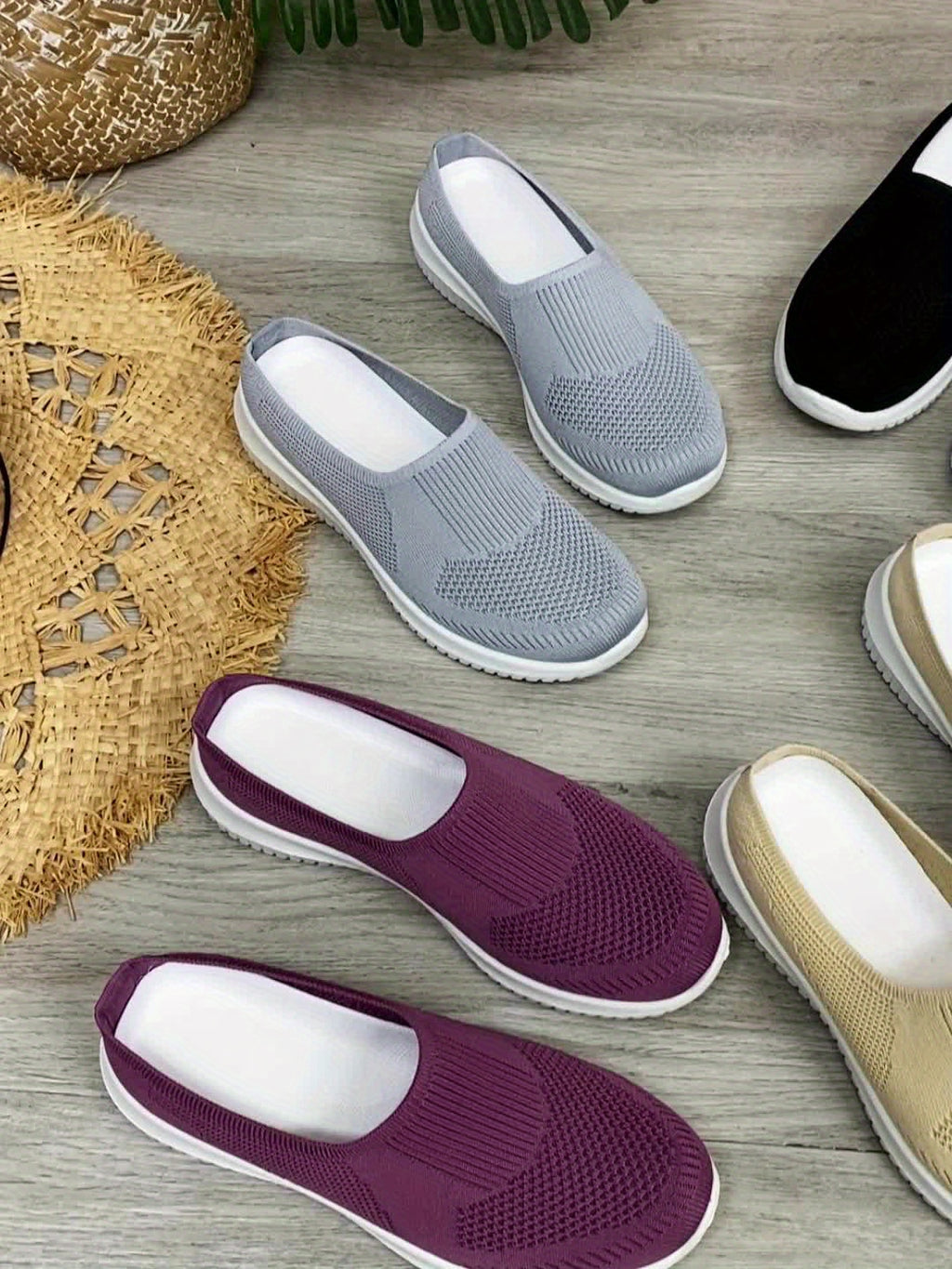 Baskets à enfiler confortables et sans effort