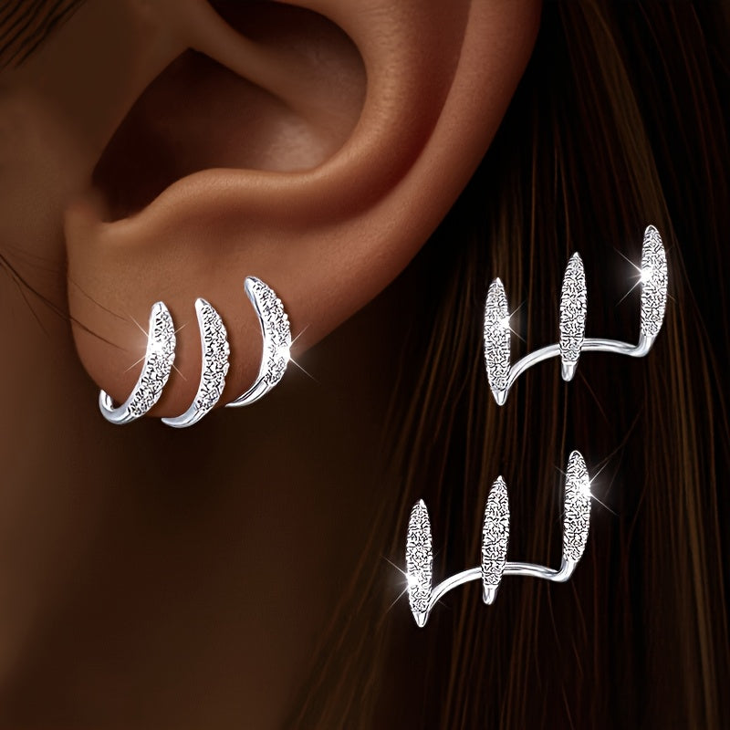Boucles d'oreilles élégantes en strass
