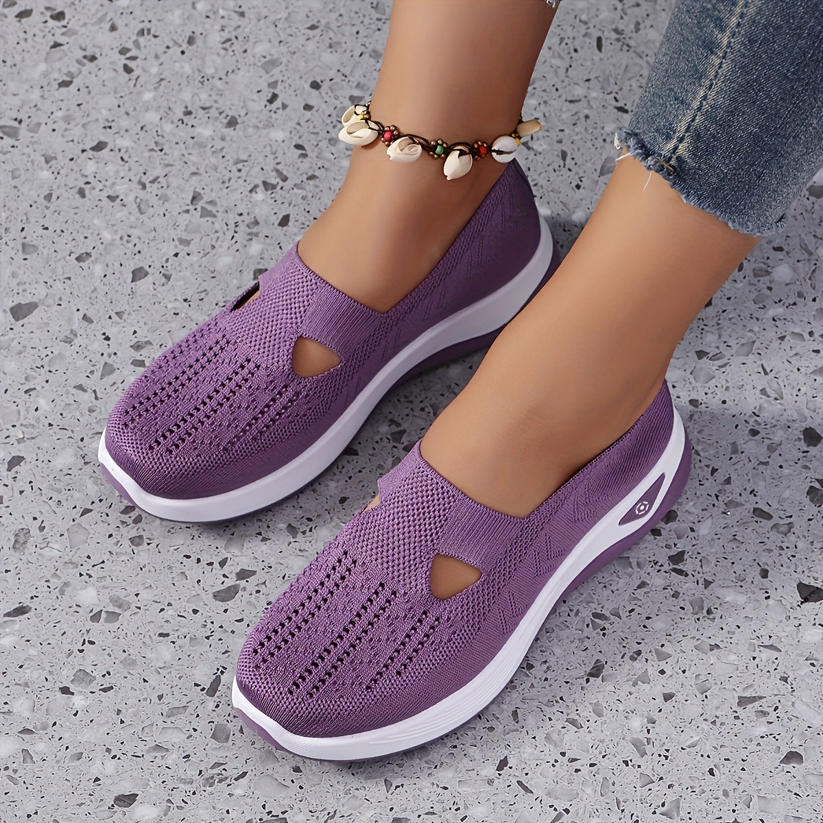 BlueBreeze Knit Slip-Ons – transmet confort, légèreté et une esthétique cool.
