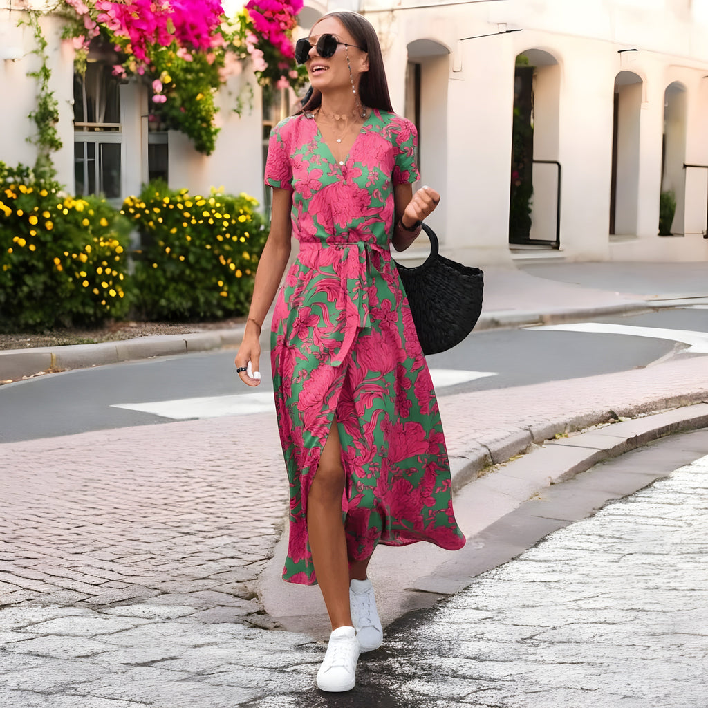 Florine – Robe fluide à coupe flatteuse