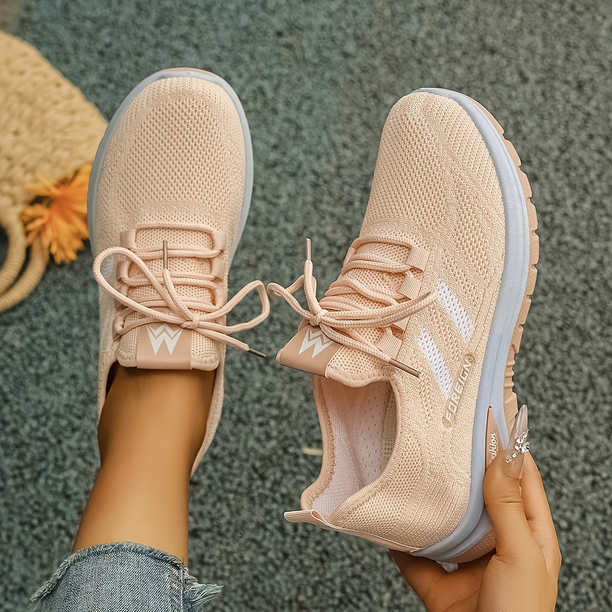Baskets en tricot légères pour un confort tout au long de la journée