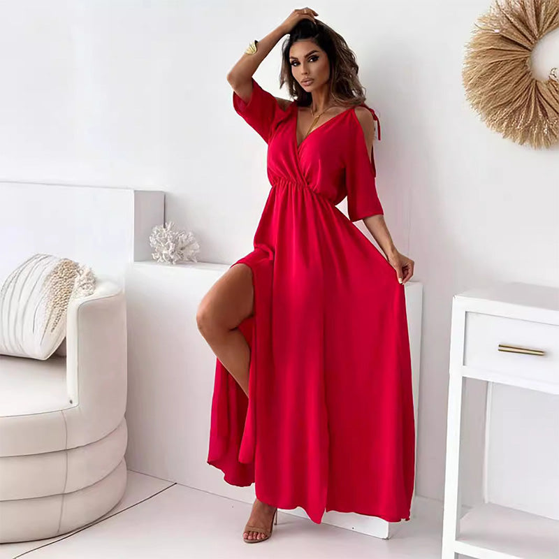 Selene – Robe fendue élégante et séduisante
